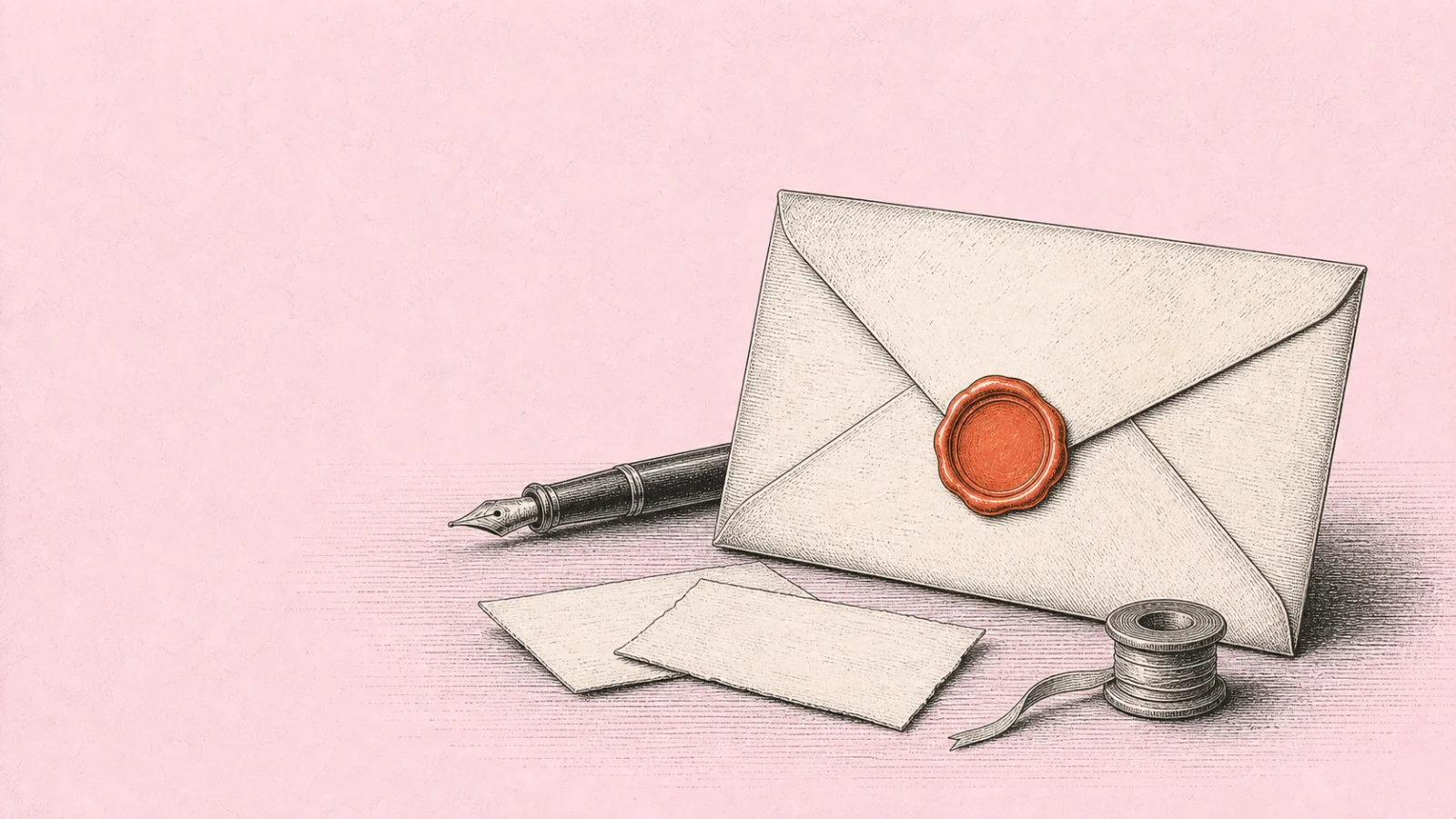 Editorial illustration of repeated AI drafts being refined into a distinct coaching voice.