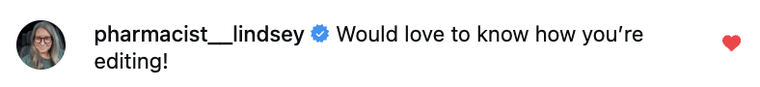 Comment from pharmacist__lindsey: Would love to know how you're editing!
